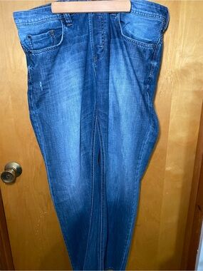 Buffalo David Bitton Men's Blue Slim Straight Jeans